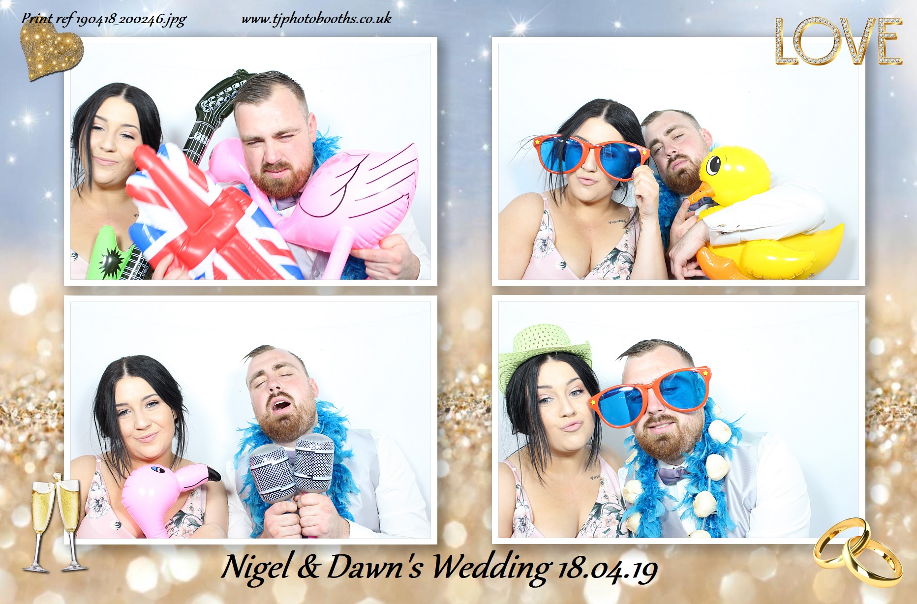 Nigel & Dawn's Wedding | View more photos from the event at gallery.tjphotobooths.co.uk/u/TJPhotobooths/Nigel-Dawns-Wedding